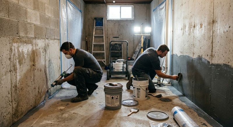 Basement Foundation Sealing in Greenville, SC