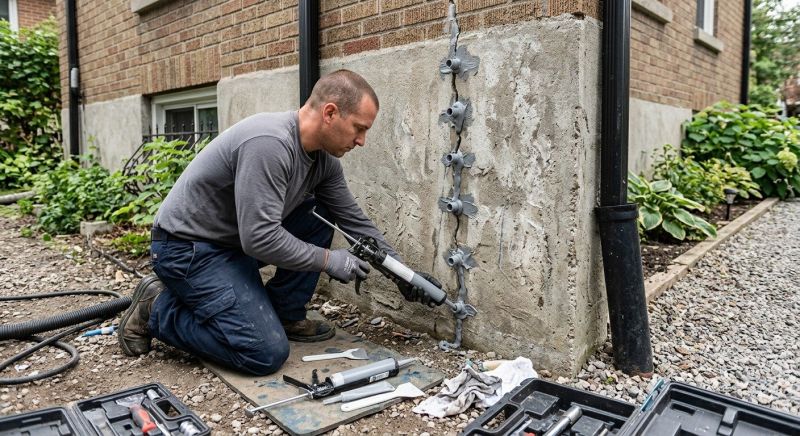 Foundation Settlement Repair in Greenville, SC